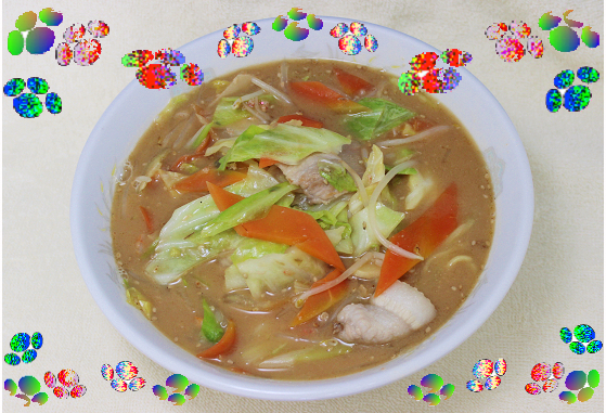 ザザ味噌ラーメン　　850円