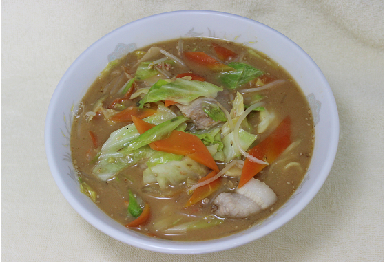 ザザミソラーメン　850円