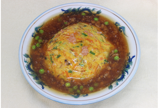 かに玉あんかけチャーハン　900円